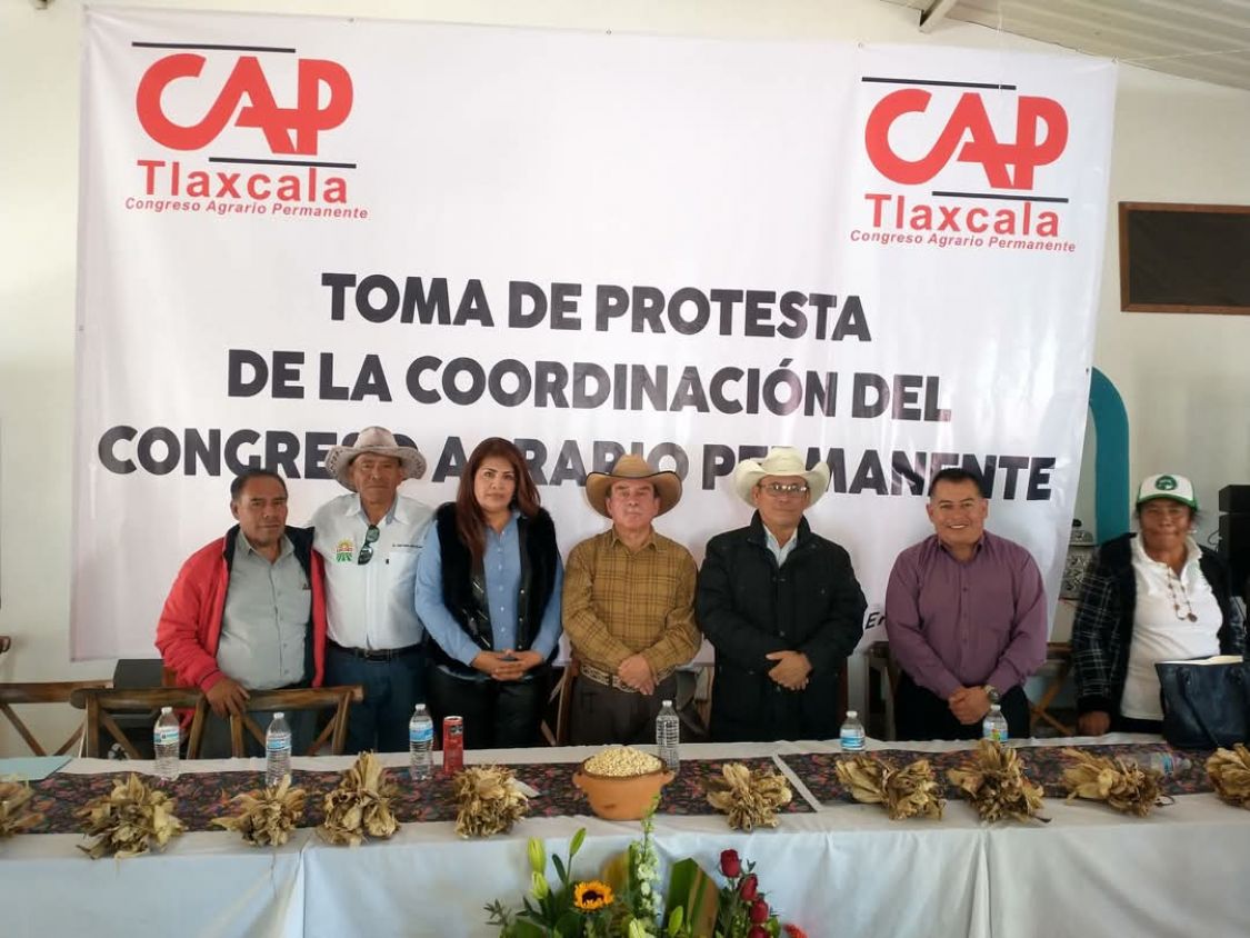 Campesinos respaldan a Marcial Gress al frente del CAP