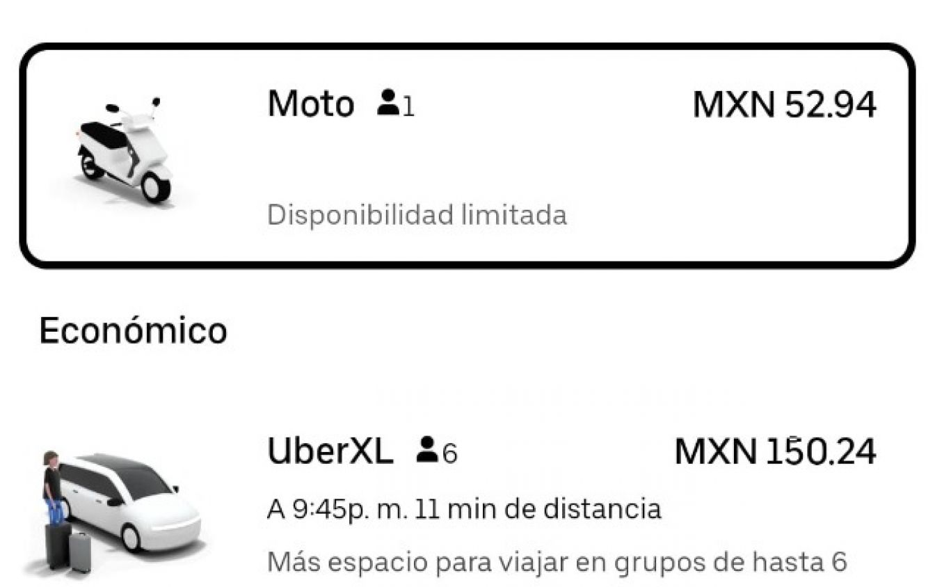 Señalan omisiones de Uber para dejar de ofrecer en Puebla servicio en moto 