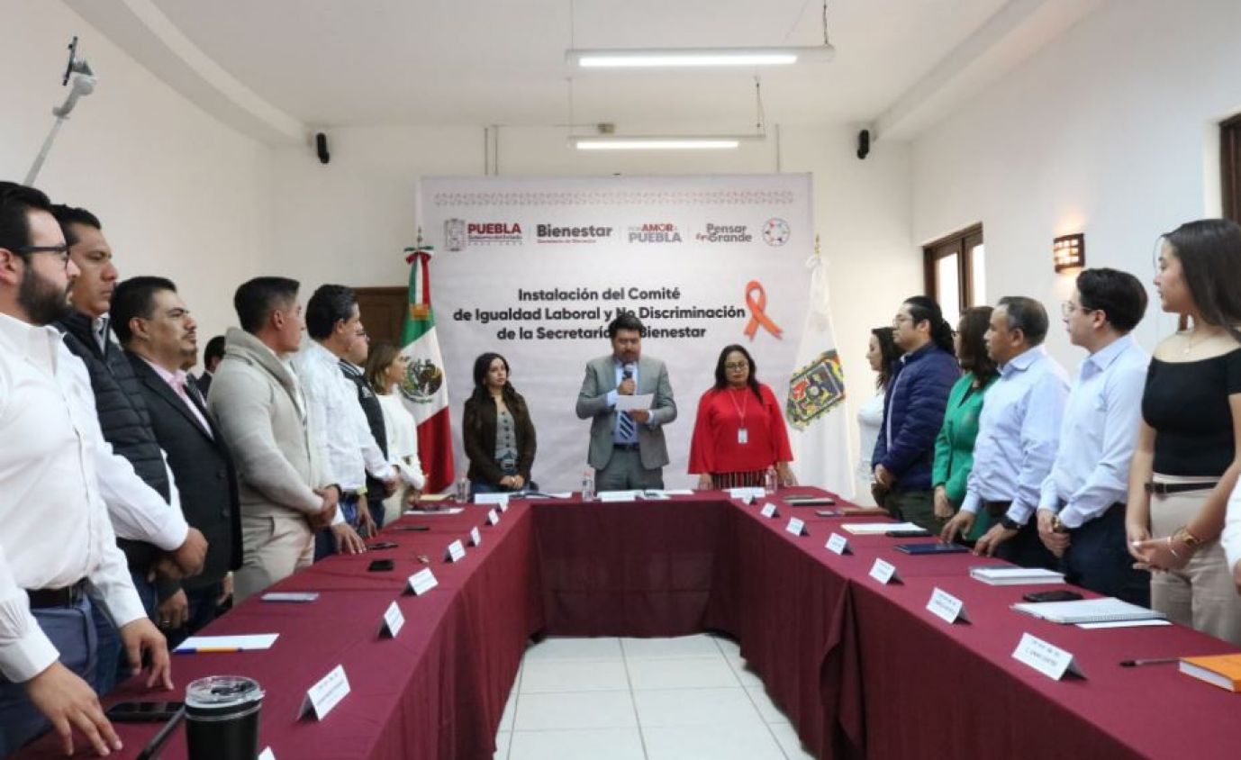 Puebla instala Comité de Igualdad para un entorno laboral justo