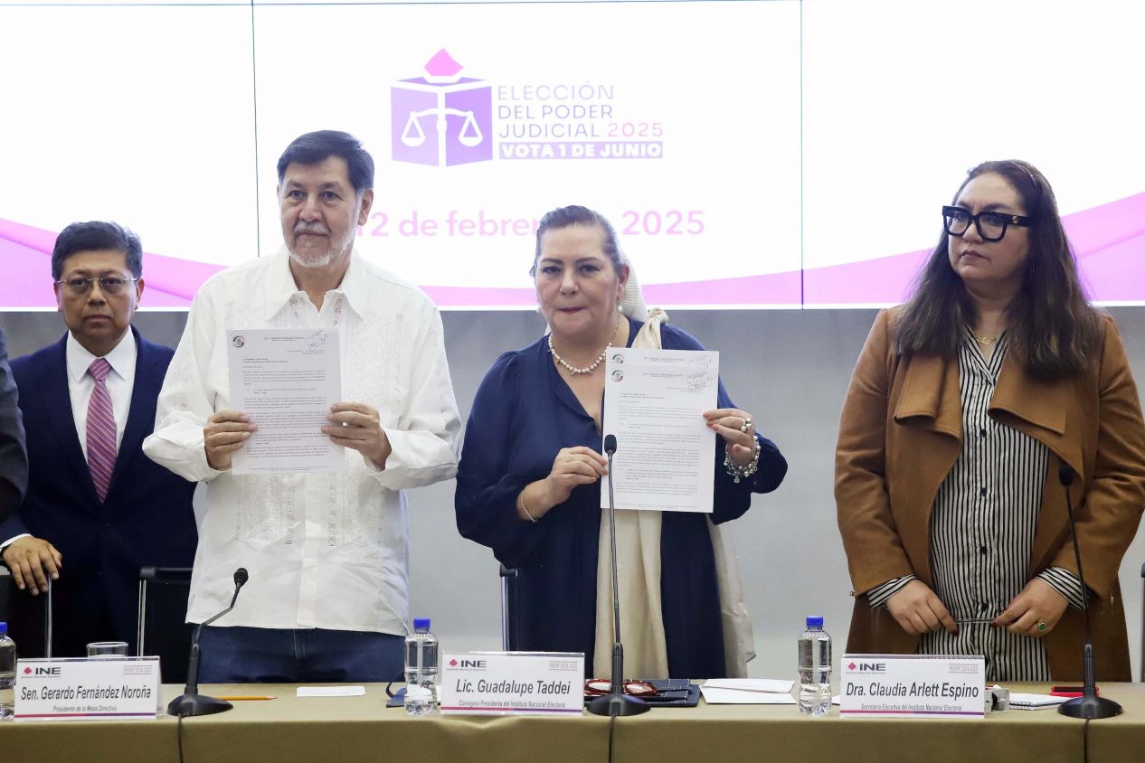 Listas de candidaturas para la elección judicial son entregadas al INE