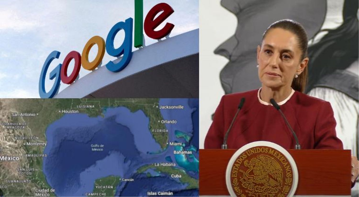 Claudia Sheinbaum y la disputa con Google sobre el Golfo de México