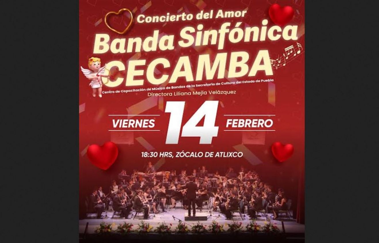 Atlixco celebra San Valentín con música y romance en vivo