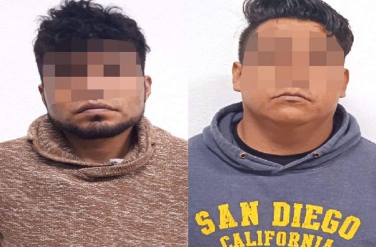 Capturan a dos hombres tras robo en la colonia México 83, Puebla