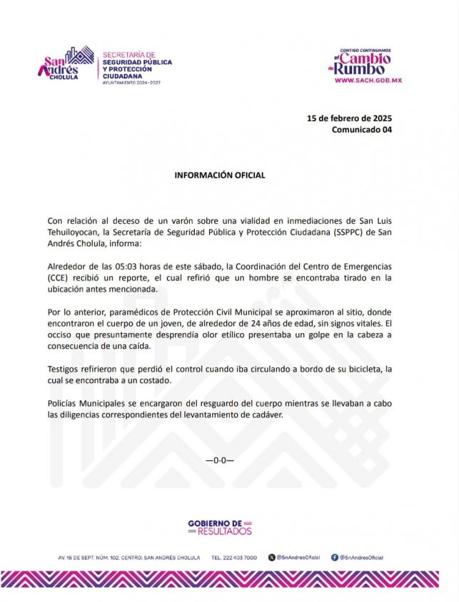 Información Oficial