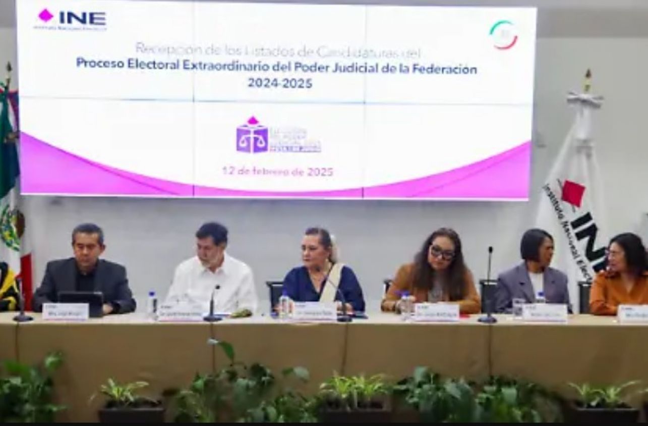 INE publica lista de candidatos para elecciones judiciales en México