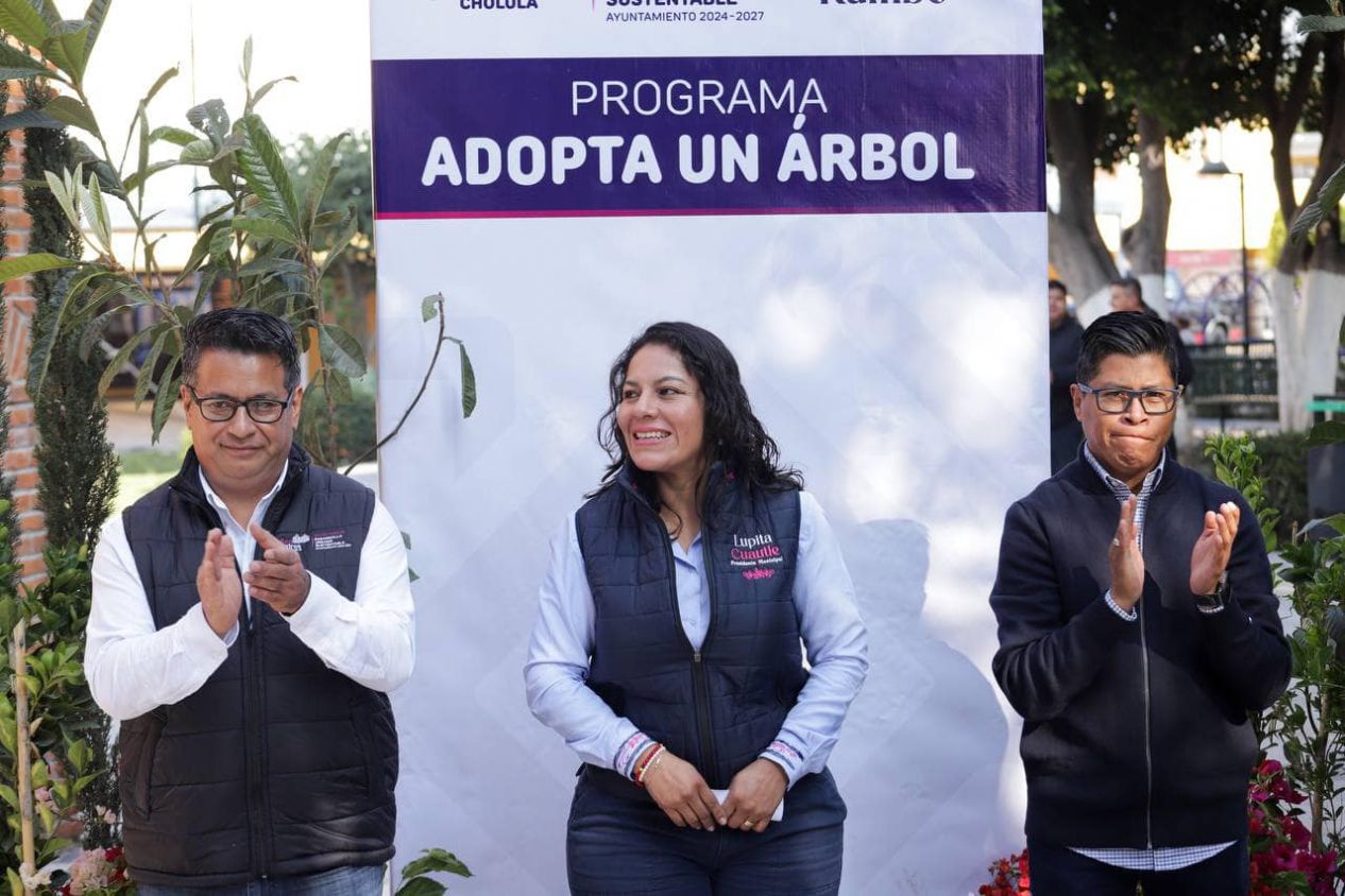 San Andrés Cholula impulsa la reforestación con la jornada "Adopta un Árbol"