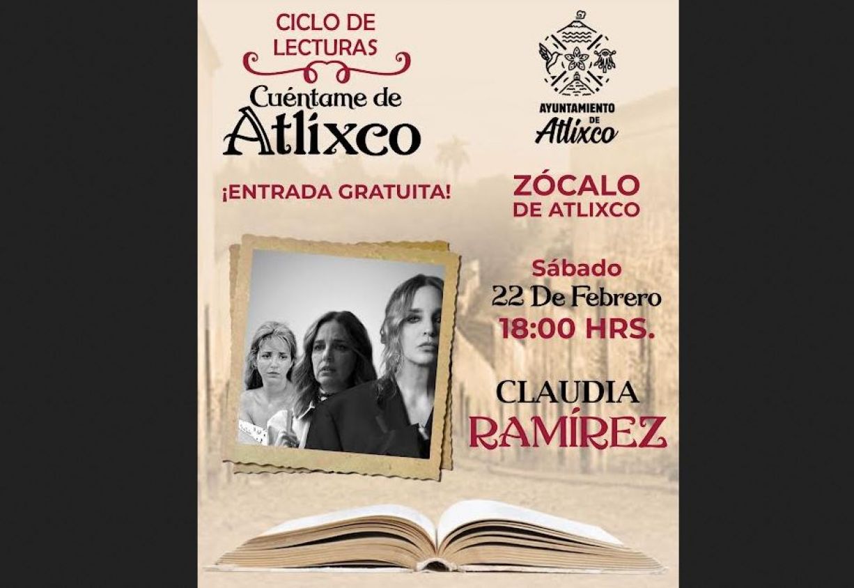 Anuncio de Claudia Ramírez en "Cuéntame de Atlixco"