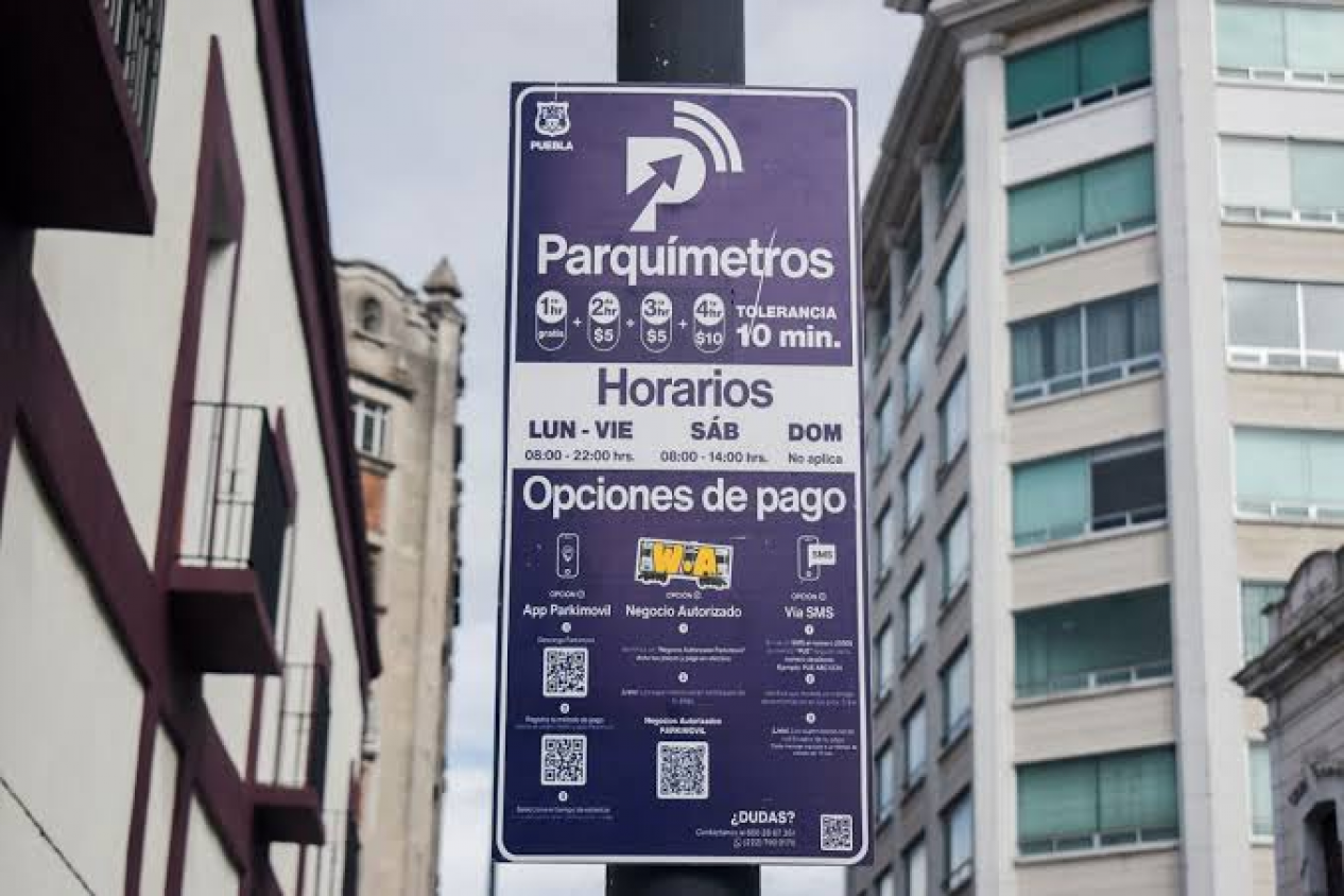 Puebla ajustará polígonos de parquímetros para no afectar a residentes