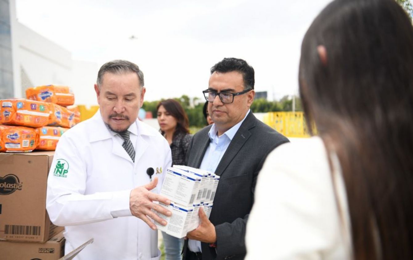 Donación de medicamentos oncológicos al Hospital para el Niño Poblano