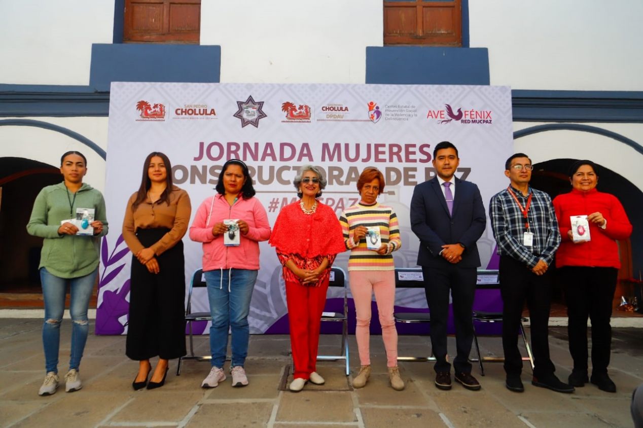 San Pedro Cholula realiza Jornada de Mujeres Constructoras de Paz