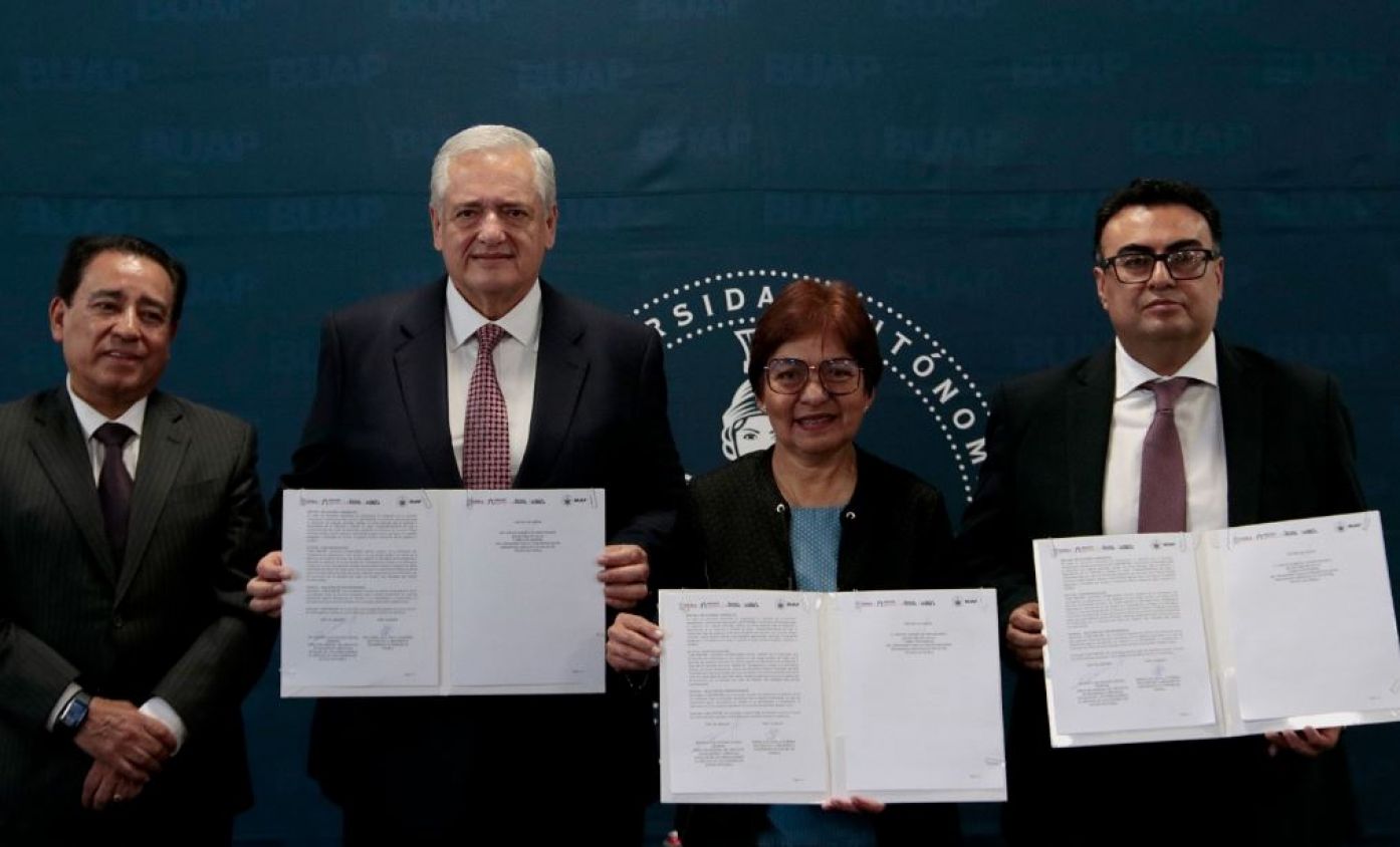 ISSSTEP y BUAP firman convenio para fortalecer salud y educación en Puebla