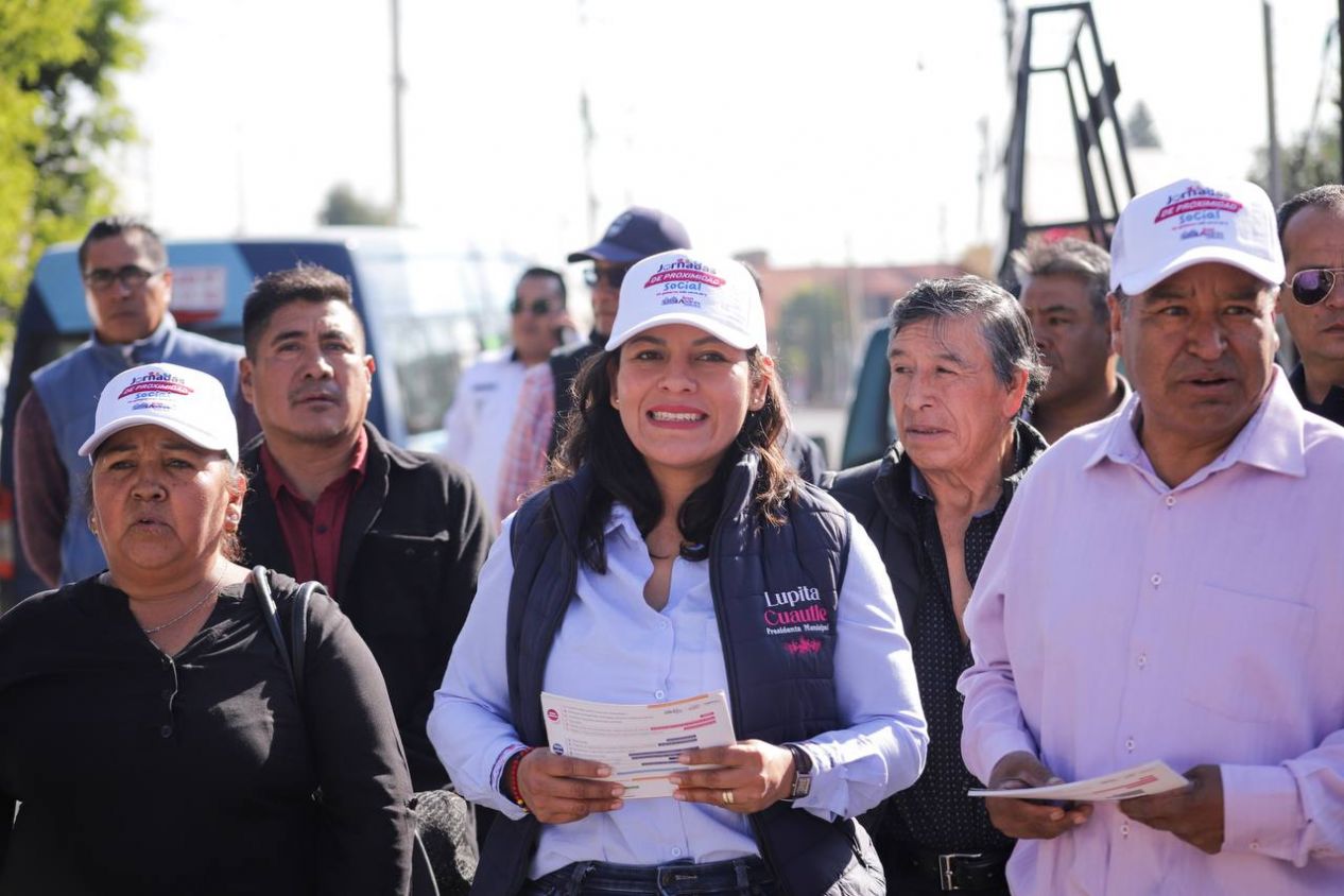 Invita Lupita Cuautle a la Jornada de Proximidad Social en San Luis Tehuiloyocan