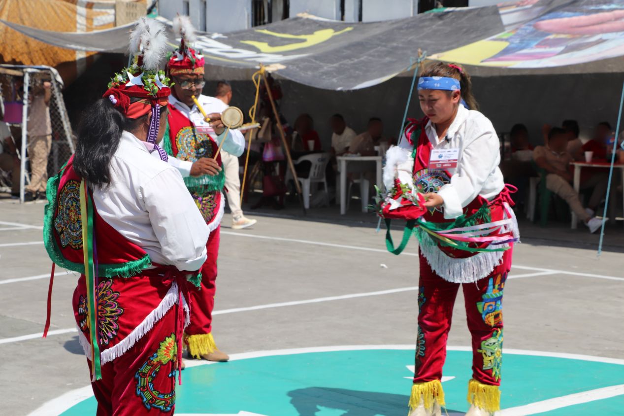 San Pedro Cholula promueve tradiciones en el CERESO, a través del Altepehui penitenciario