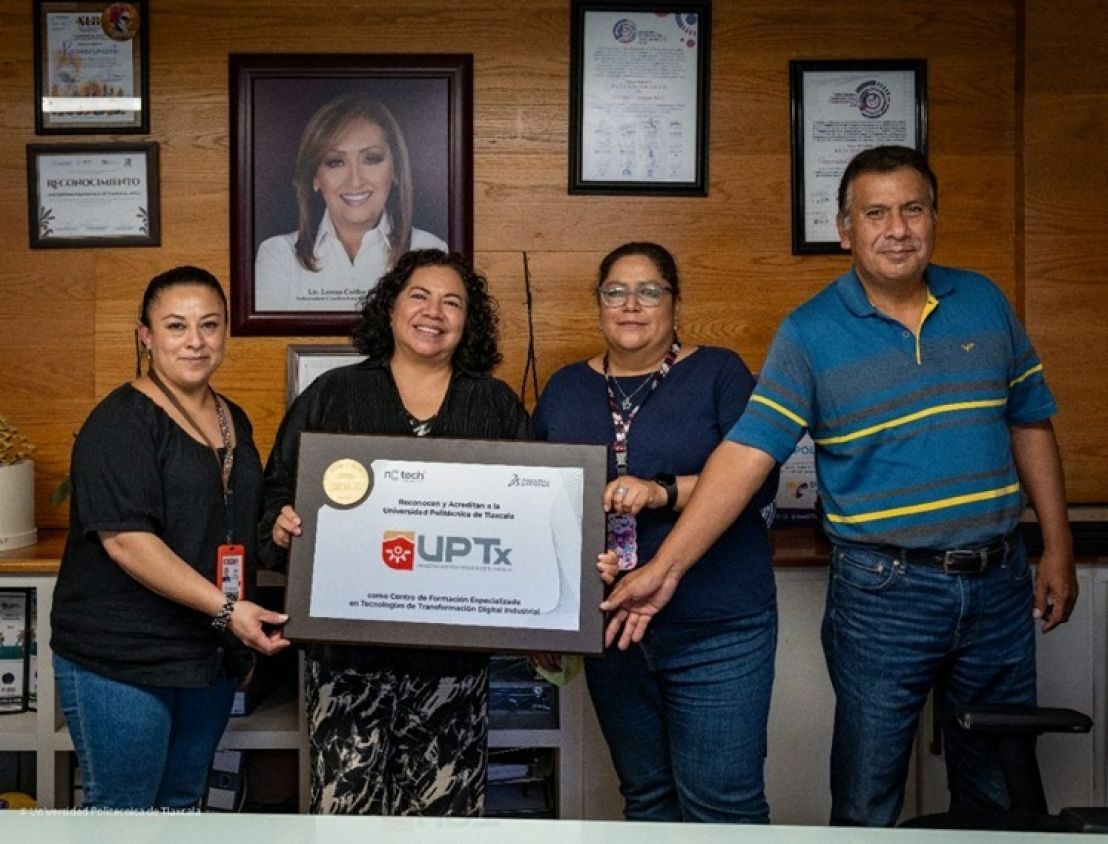 UPTx lidera en Tlaxcala con certificación nacional en tecnología 4.0