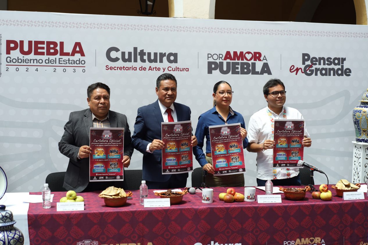 Presentan la Feria Patronal de Coronango 2025: música, gastronomía y tradición