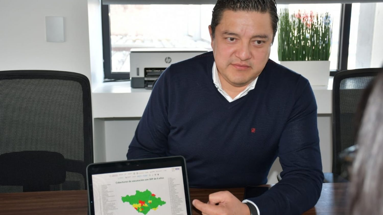 Tlaxcala vacuna casa por casa a menores para prevenir el sarampión