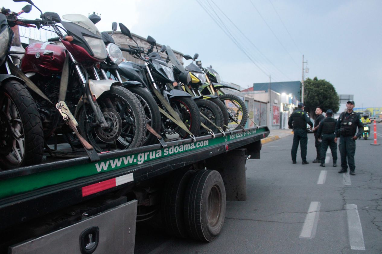 Chedraui revela que 90% de motocicletas aseguradas en Puebla carecen de documentación