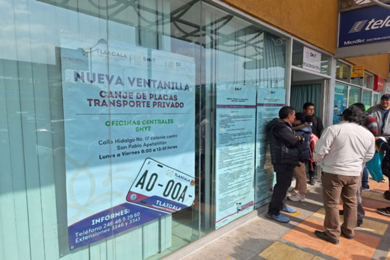 Denuncian retrasos en tarjetas de circulación por falta de insumos en Tlaxcala