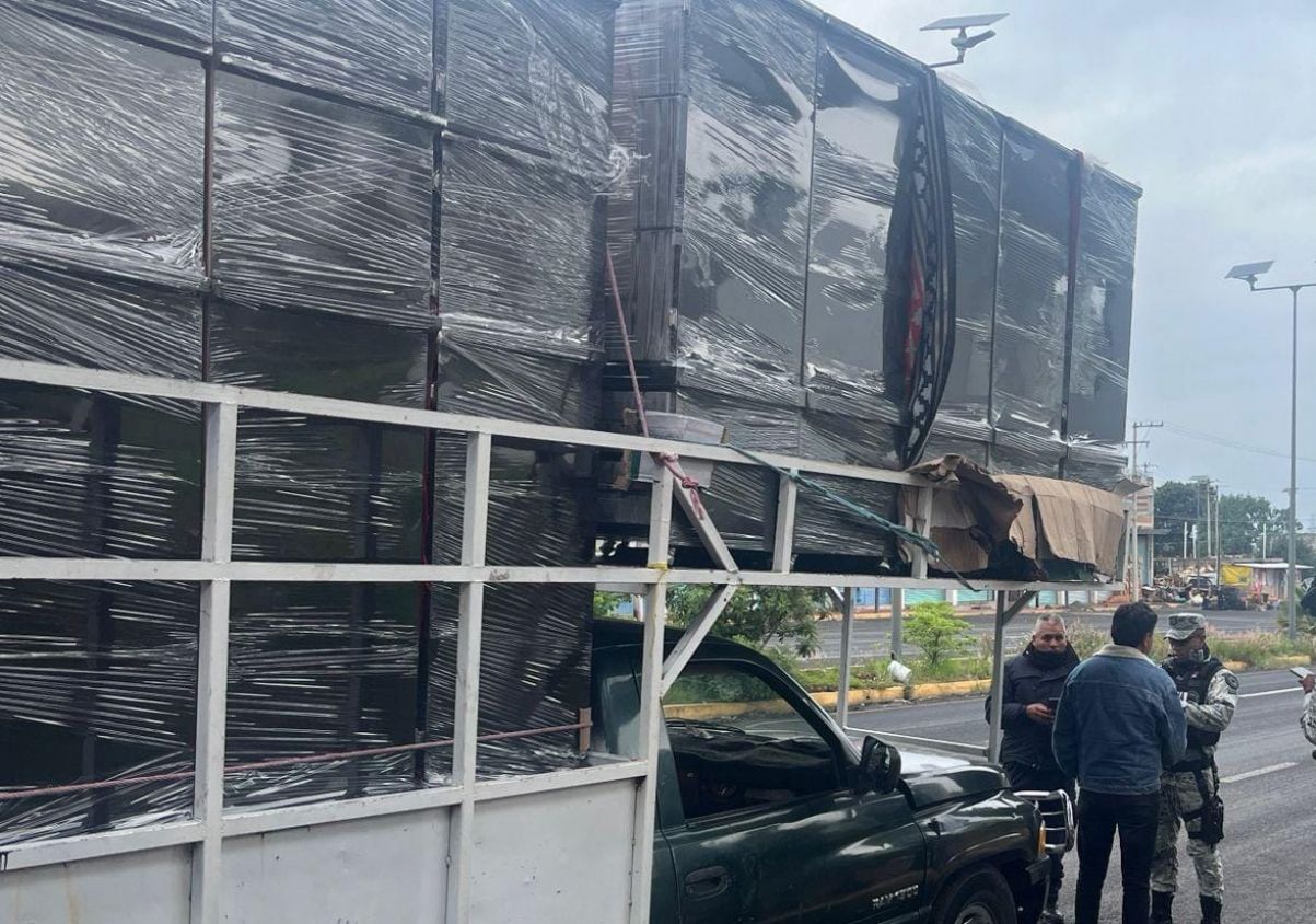 Guardia Nacional frustra violento asalto en la Vía Corta; rescatan a víctima y recuperan mercancía