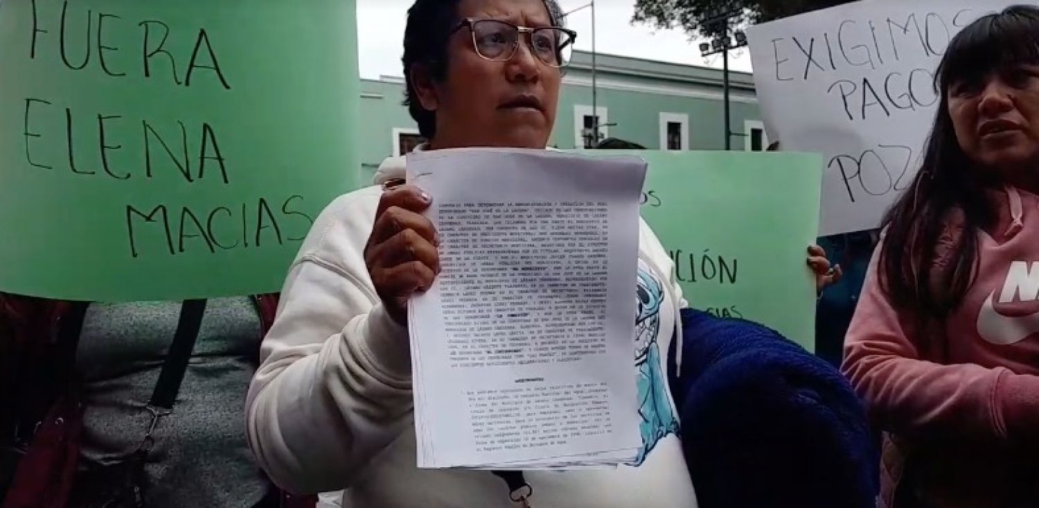 Pobladores exigen destitución de alcaldesa por falta de agua potable en Lázaro Cárdenas