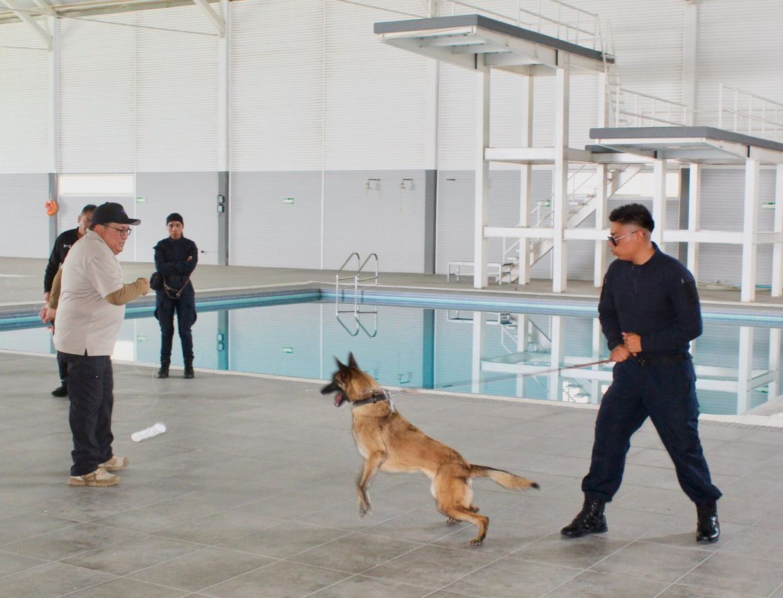 Fortalece San Andrés Cholula seguridad con curso especializado para la Unidad Canina