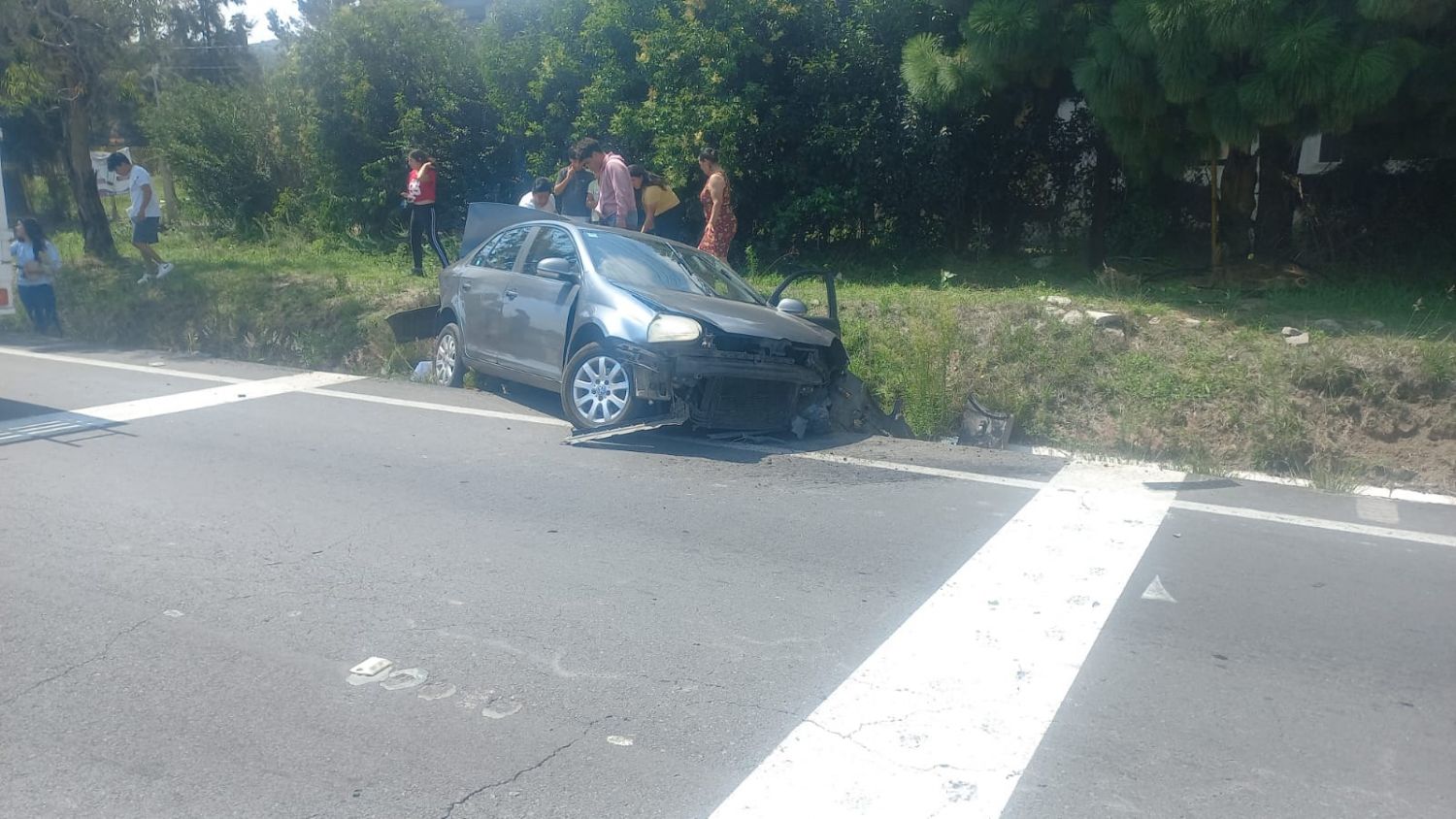 Choque en la Tlaxcala–San Martín deja una persona lesionada; ocurrió a la altura de Santa Elena, Panotla