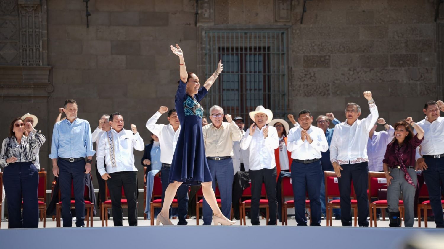 Tlaxcala respalda a Claudia Sheinbaum en el Zócalo de la CDMX