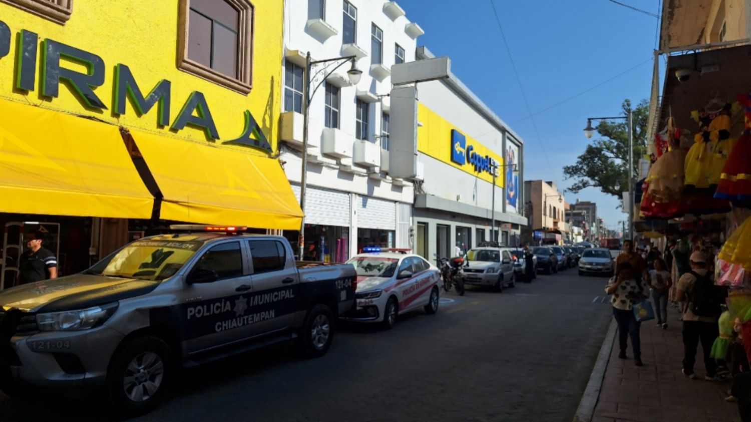 Policía frustra a presuntos farderos en Chiautempan