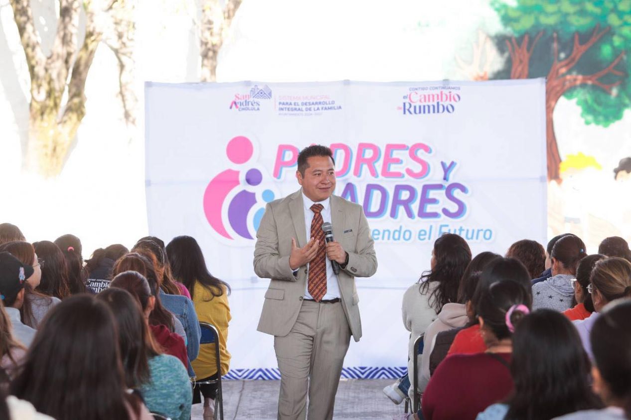 Promueven crianza positiva y redes de apoyo en San Andrés Cholula