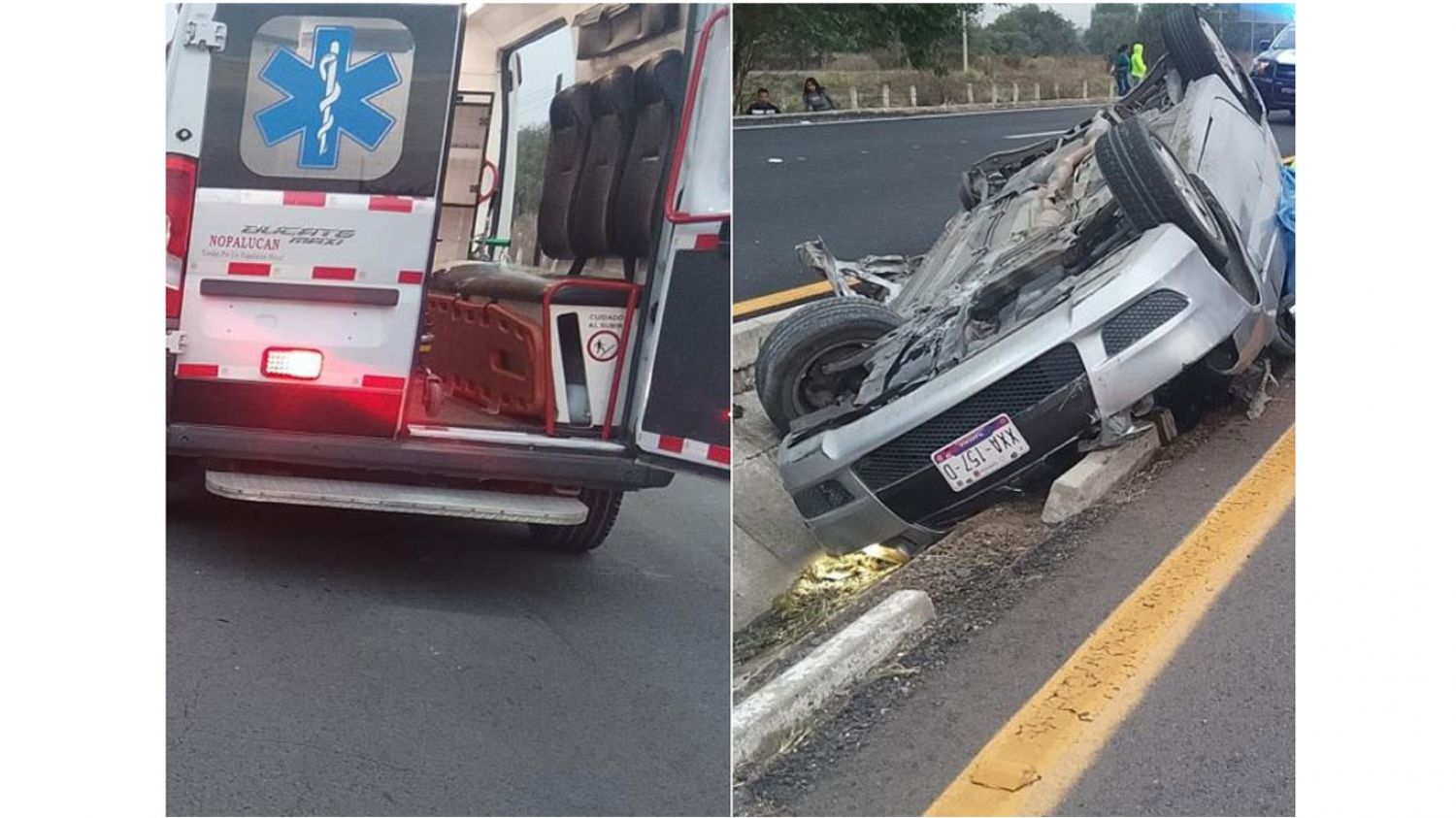 Seguridad Ciudadana atiende trágico accidente en Texmelucan con cinco muertos y dos heridos