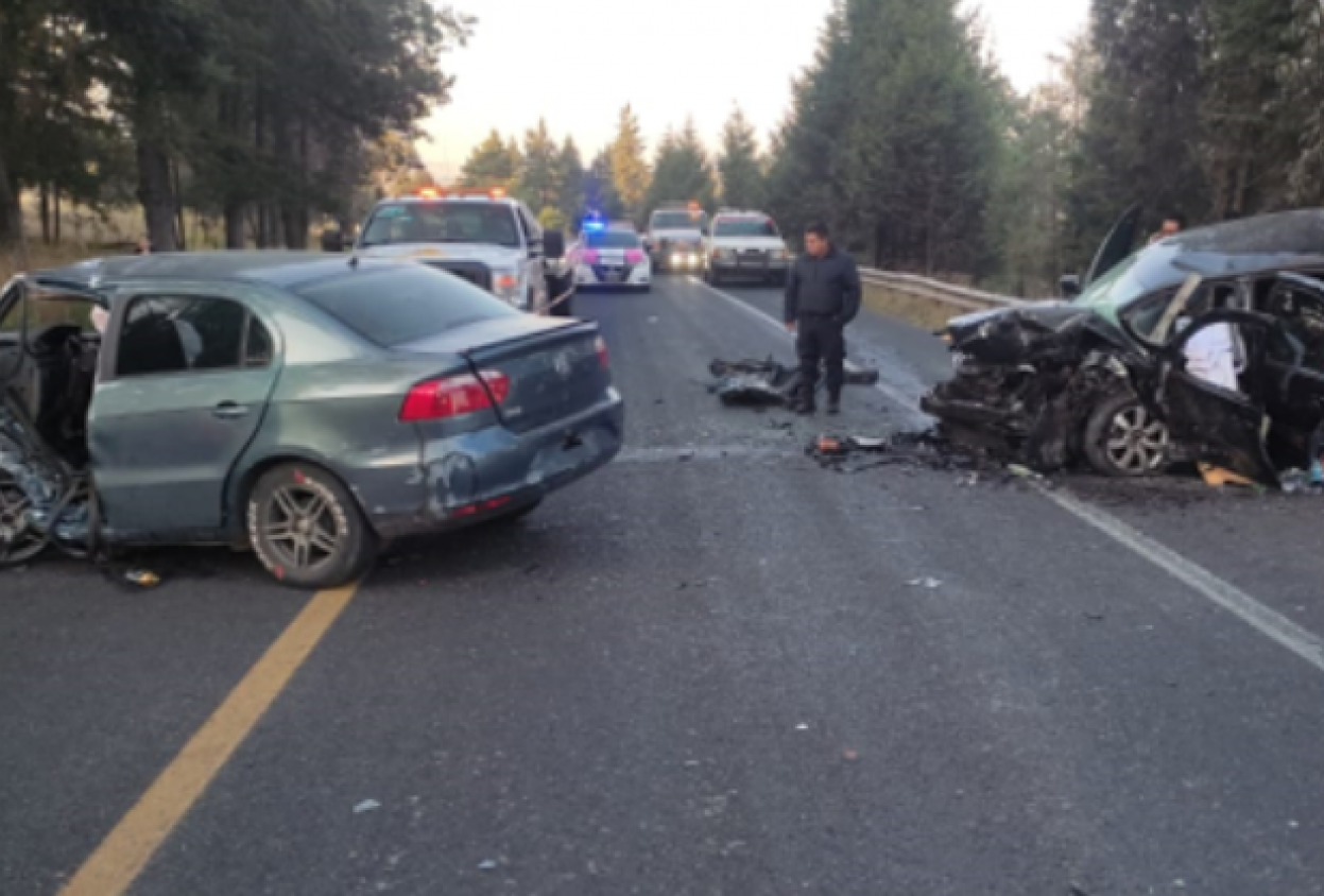 Trágico choque en la carretera Apizaco-Tlaxco deja una víctima fatal y dos heridos