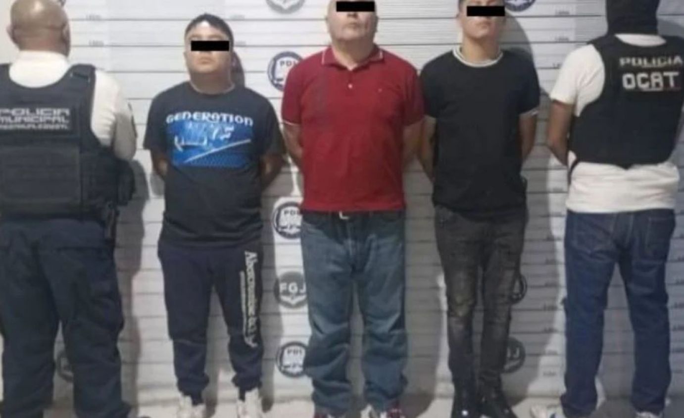 Detención de extorsionadores en Nezahualcóyotl