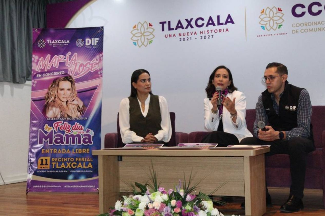 María José dará concierto gratuito por el Día de las Madres en Tlaxcala