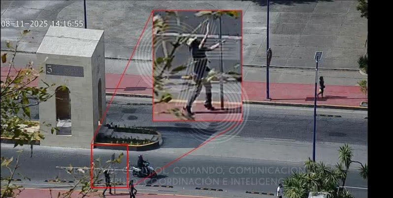 Presume C5i identificación de "vándalos" que pintaron cápsula del tiempo