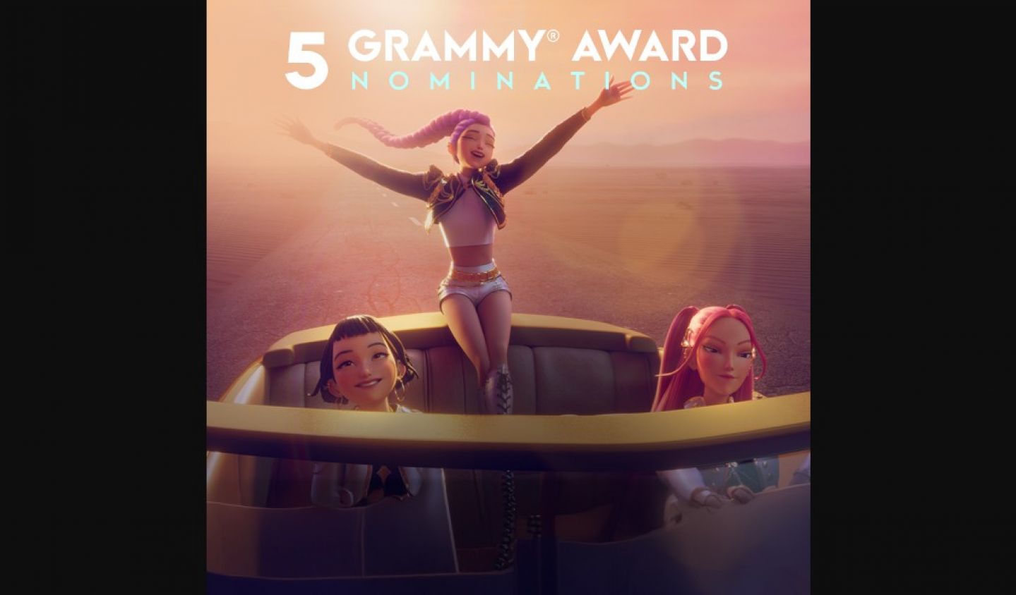 “Las Guerreras K-pop” hacen historia con 5 nominaciones al Grammy