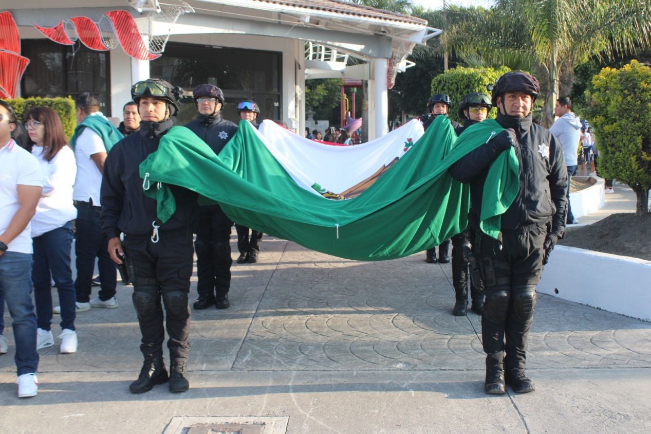 Con desfile cívico, Coronango conmemora el 115 Aniversario de la Revolución Mexicana