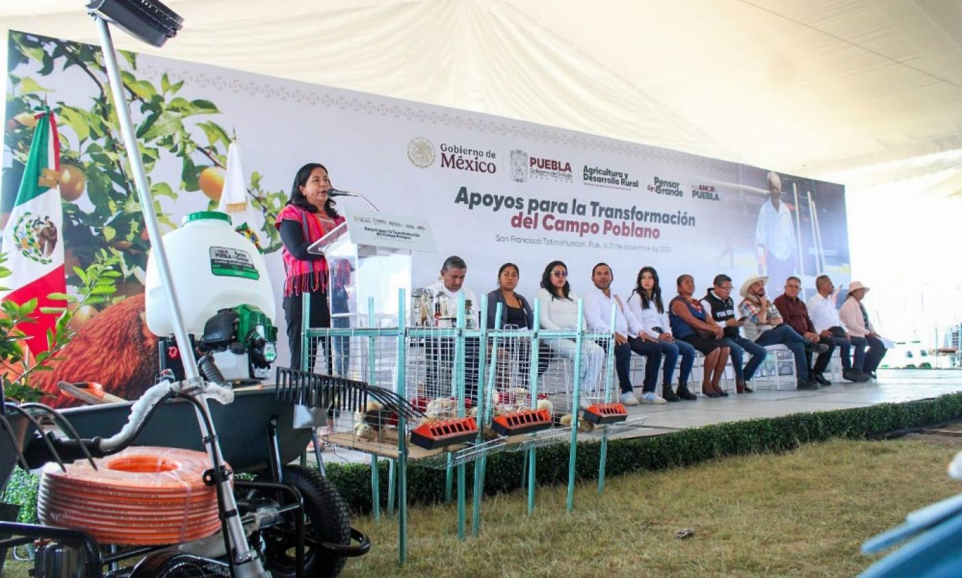 Un impulso fuerte y directo al campo poblano