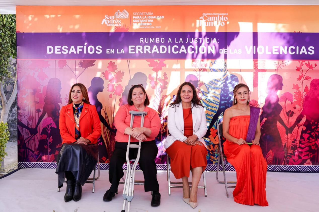 Inicia San Andrés Cholula los 16 días de Activismo contra la Violencia hacia las Mujeres
