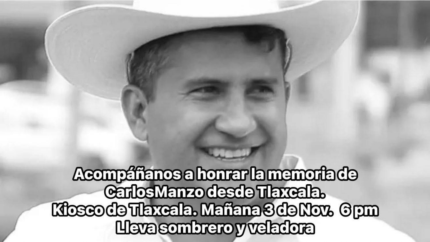 Rendirá Tlaxcala honores a Carlos Manzo, alcalde de Uruapan asesinado este fin de semana