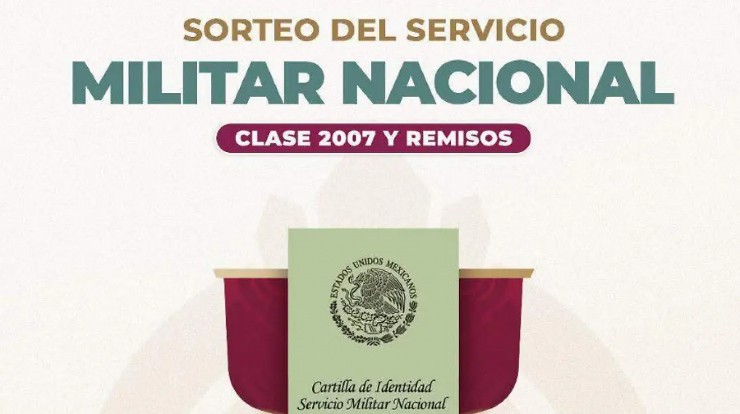 Sorteo del Servicio Militar en Tlaxcala: participa este 9 de noviembre