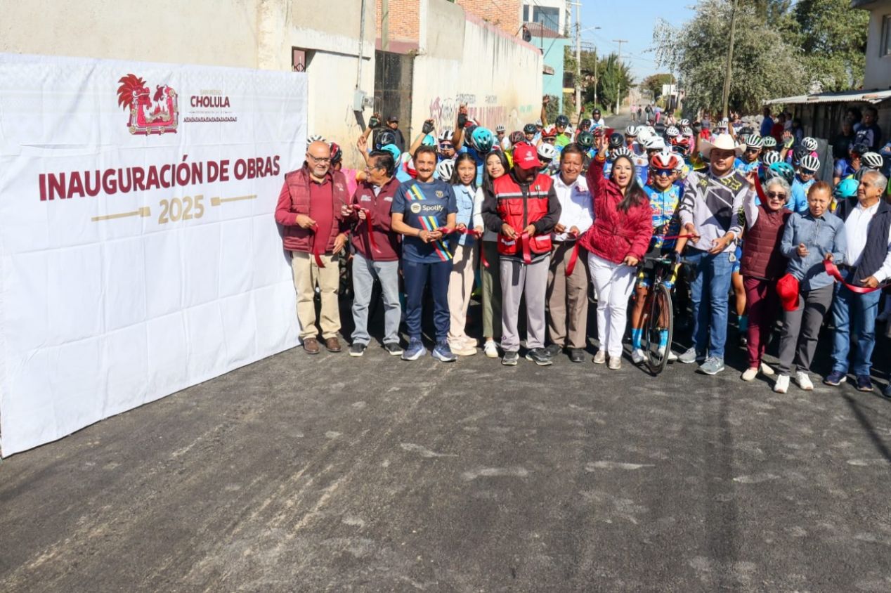 Tonantzin Fernández cumple su palabra con la rehabilitación de vialidad usada por jóvenes deportistas