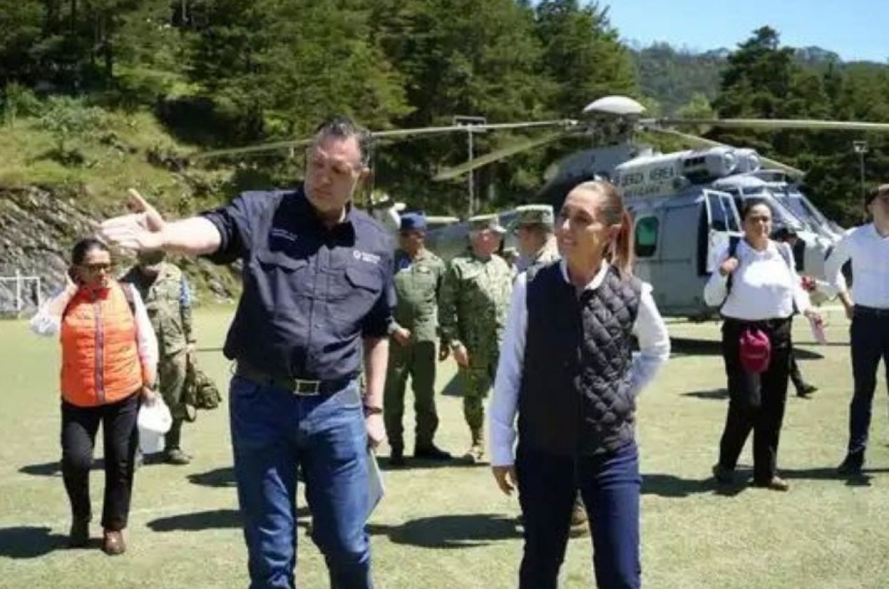 Sheinbaum visita Querétaro para supervisar auxilio
