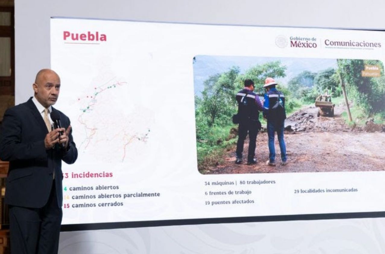 Avance en apertura de caminos