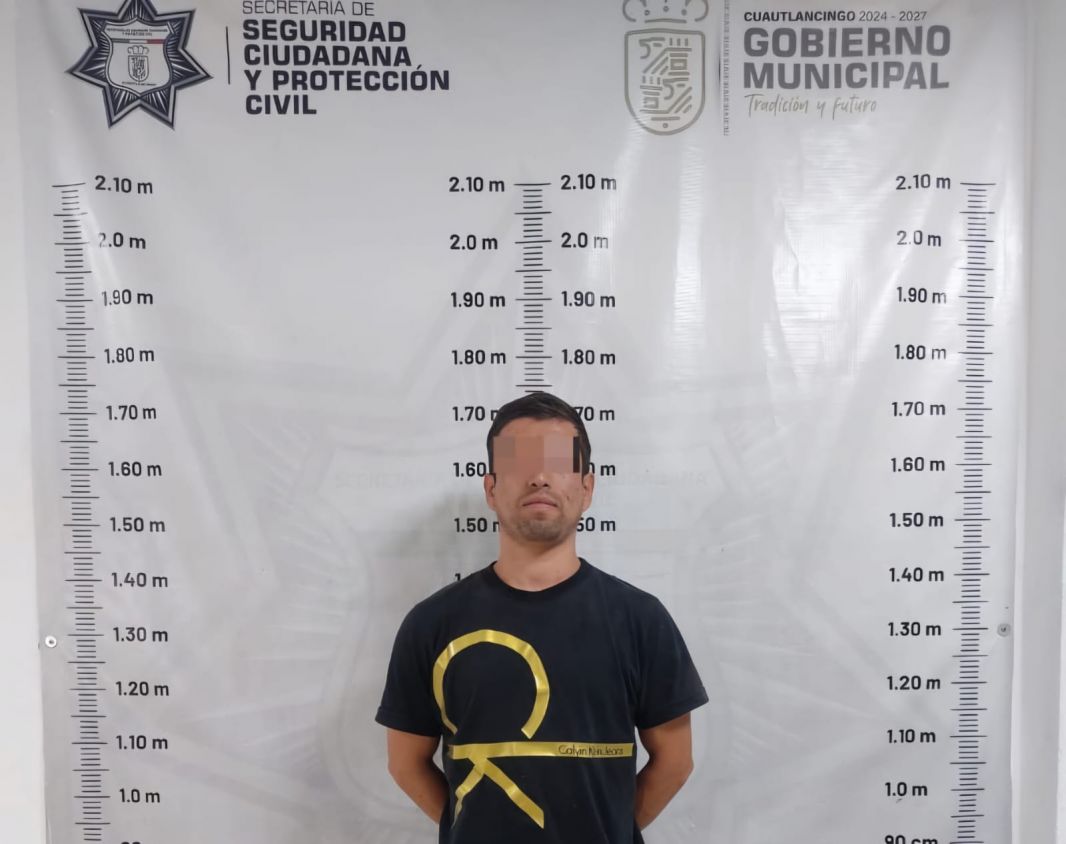 SSCyPC de Cuautlancingo recupera auto con reporte de robo y asegura al conductor 