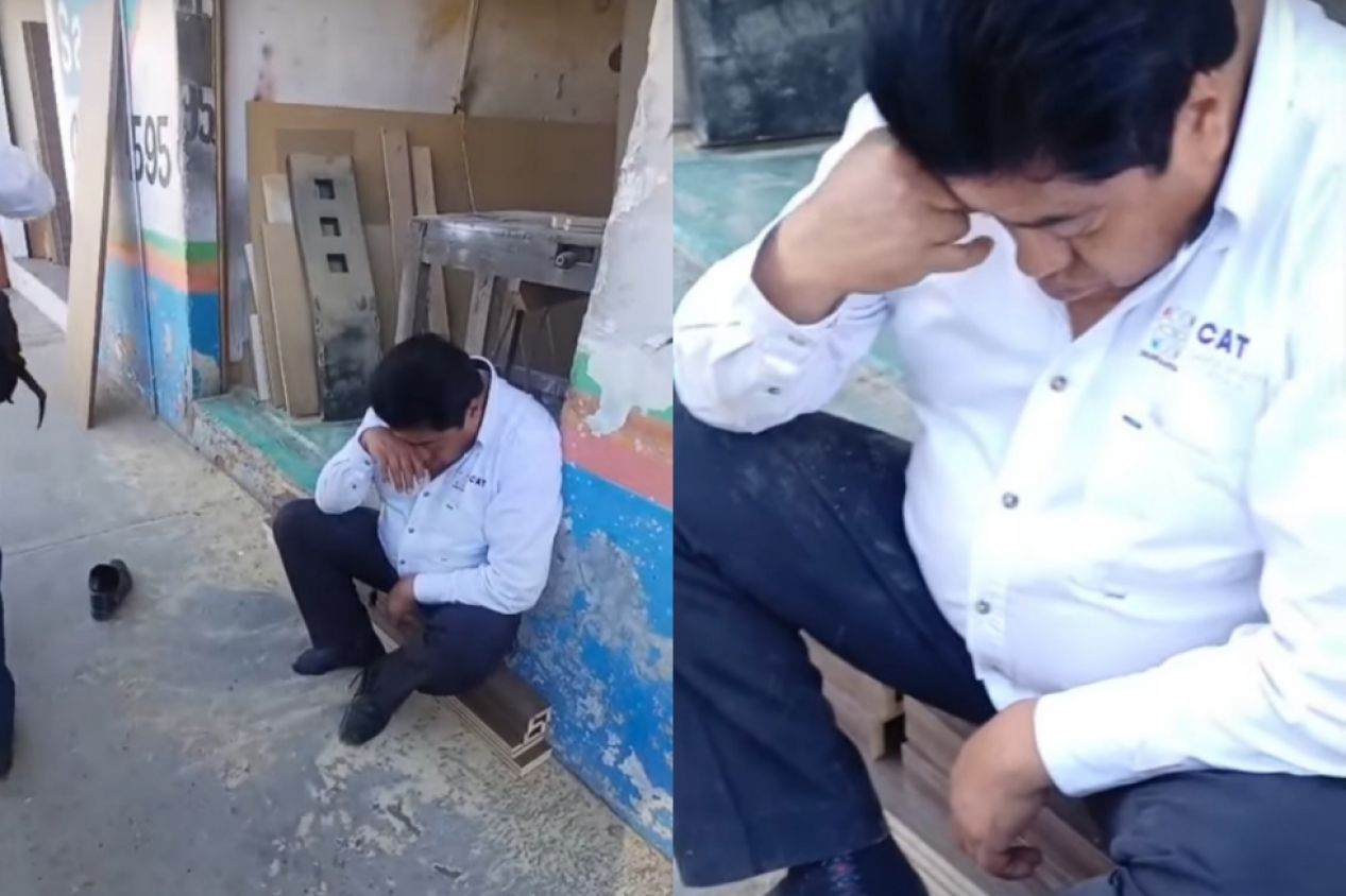 "Enferiado" y sin zapato captan director de Casa de Artesanías