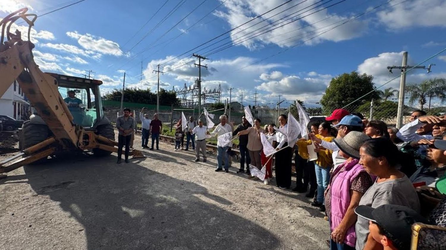 Inicio de una obra que impulsa el progreso