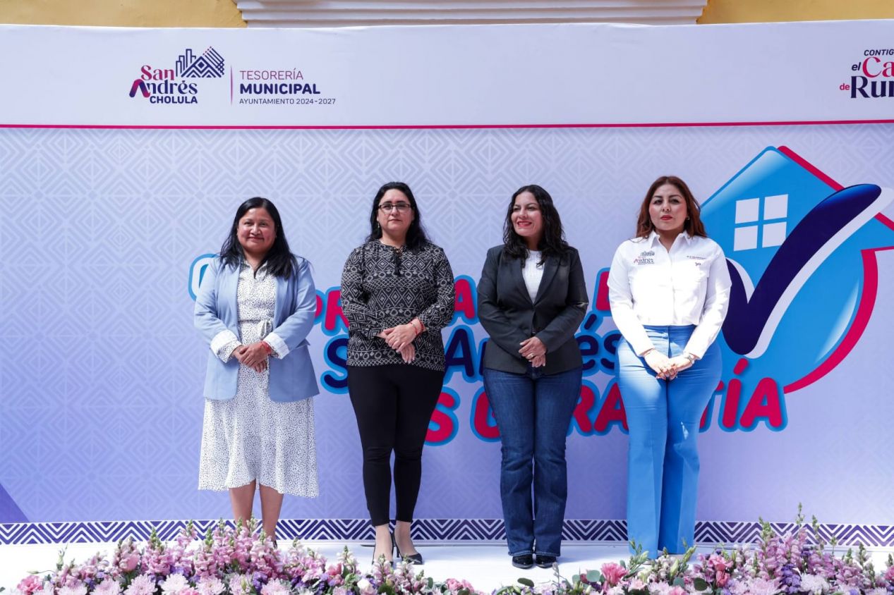 Preside Guadalupe Cuatle Sorteo Predial 2025 “Con tu predial al día, San Andrés es Garantía”