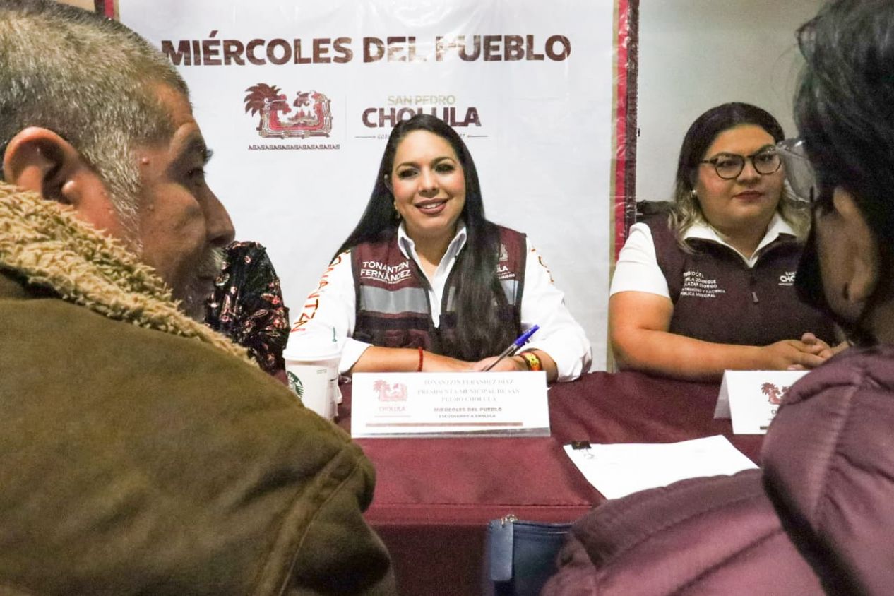 Tonantzin Fernández refuerza su cercanía con la ciudadanía a través del programa “Miércoles del Pueblo”