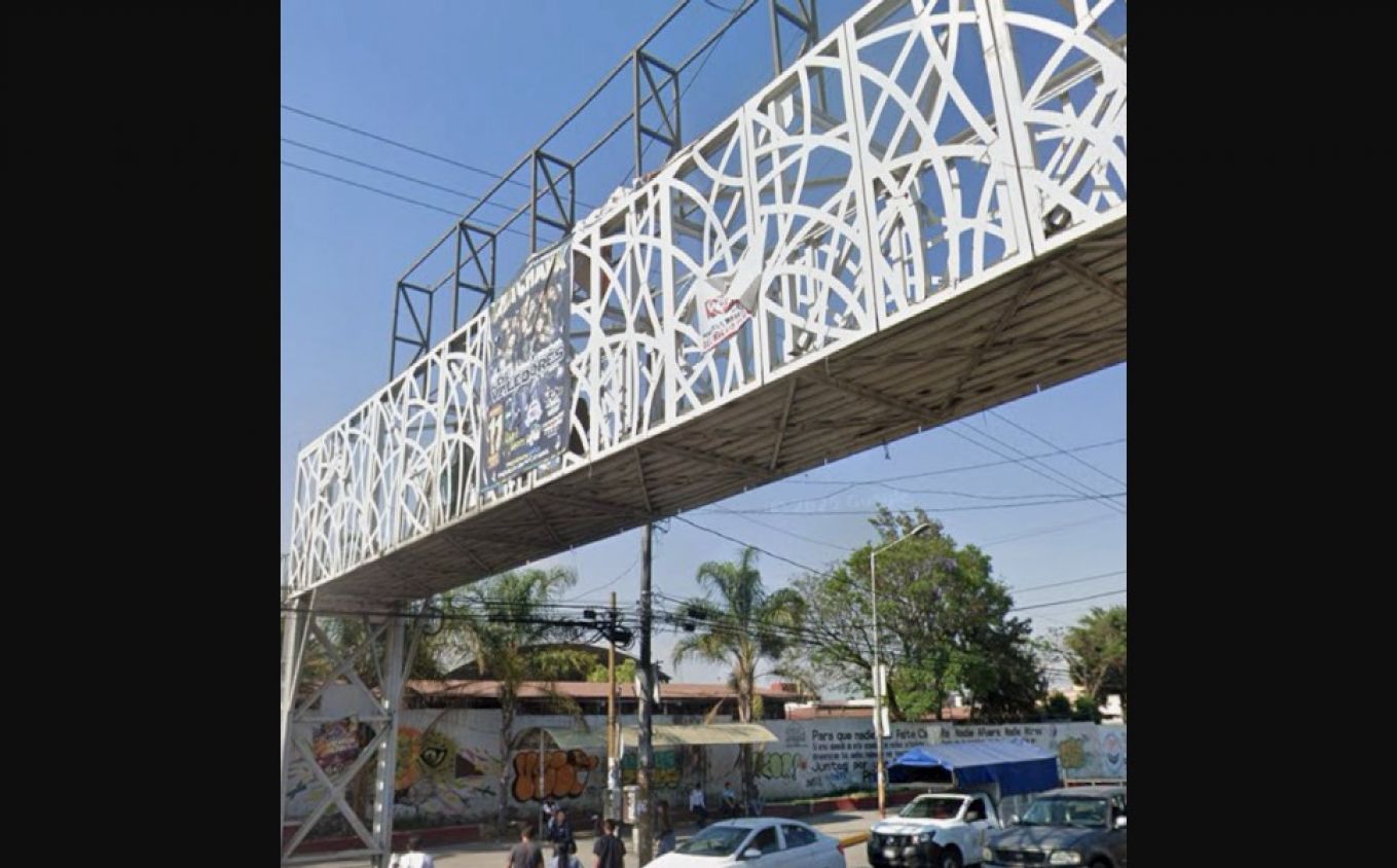 Manta con amenazas en Amozoc