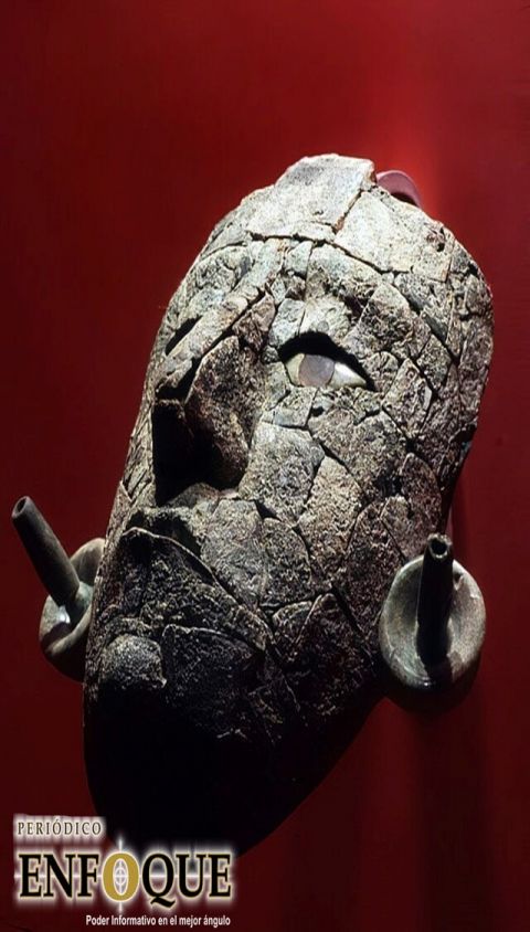 ¡Se resolvió el enigma! UNAM identifica materiales de la máscara de la Reina Roja de Palenque